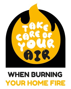 Home burning logo
